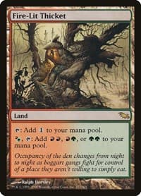 Fire-Lit Thicket from Shadowmoor