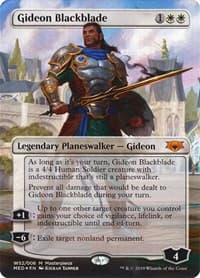 Gideon Blackblade from Mythic Edition: War of the Spark