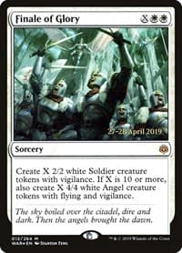 Finale of Glory from Prerelease Cards