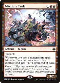 Mizzium Tank from Prerelease Cards