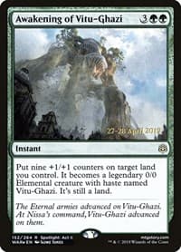 Awakening of Vitu-Ghazi from Prerelease Cards