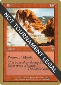 Boil - 2001 Jan Tomcani (7ED) (SB) from World Championship Decks