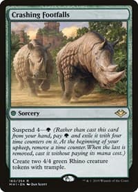 Crashing Footfalls from Modern Horizons