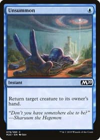 Unsummon from Core Set 2020