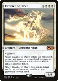 Cavalier of Dawn from Core Set 2020
