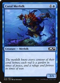 Coral Merfolk from Core Set 2020