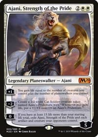 Ajani, Strength of the Pride from Promo Pack: Core Set 2020