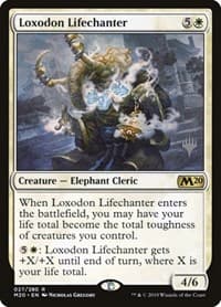 Loxodon Lifechanter from Promo Pack: Core Set 2020