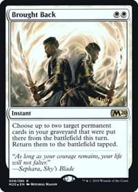 Brought Back from Prerelease Cards