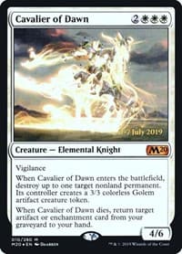 Cavalier of Dawn from Prerelease Cards