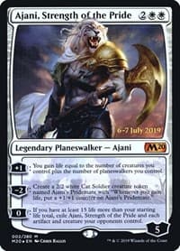 Ajani, Strength of the Pride from Prerelease Cards