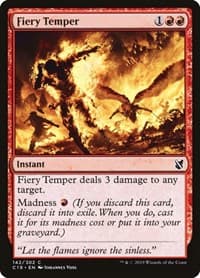 Fiery Temper from Commander 2019