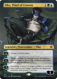 Oko, Thief of Crowns (Borderless) from Throne of Eldraine