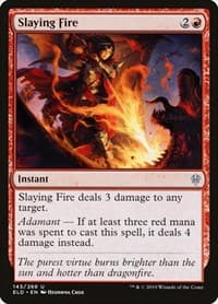 Slaying Fire from Throne of Eldraine