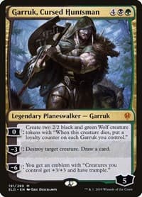 Garruk, Cursed Huntsman from Throne of Eldraine