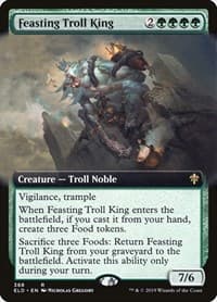 Feasting Troll King (Extended Art) from Throne of Eldraine