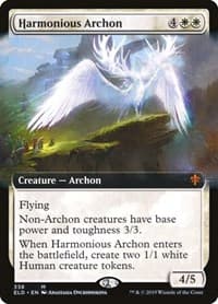Harmonious Archon (Extended Art) from Throne of Eldraine
