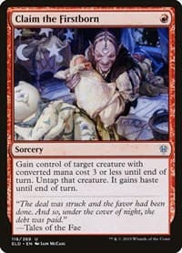 Claim the Firstborn from Throne of Eldraine