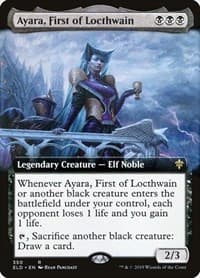 Ayara, First of Locthwain (Extended Art) from Throne of Eldraine