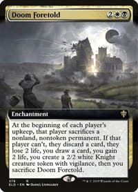 Doom Foretold (Extended Art) from Throne of Eldraine