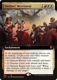 Outlaws' Merriment (Extended Art) from Throne of Eldraine