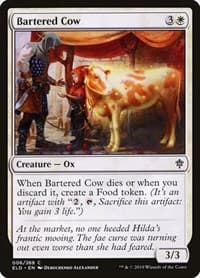 Bartered Cow from Throne of Eldraine