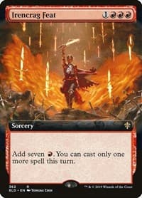 Irencrag Feat (Extended Art) from Throne of Eldraine