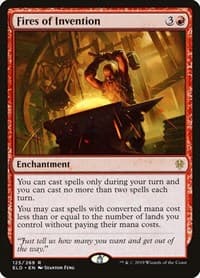 Fires of Invention from Throne of Eldraine