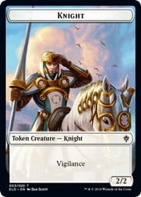 Knight Token from Throne of Eldraine