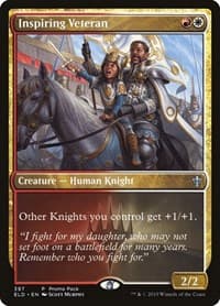 Inspiring Veteran from Promo Pack: Throne of Eldraine