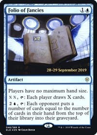 Folio of Fancies from Prerelease Cards