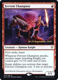 Fervent Champion from Prerelease Cards