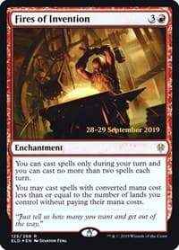 Fires of Invention from Prerelease Cards