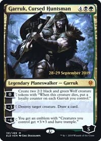 Garruk, Cursed Huntsman from Prerelease Cards