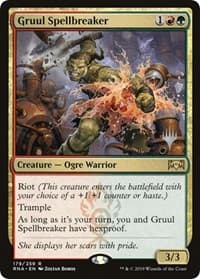 Gruul Spellbreaker from Promo Pack: Throne of Eldraine