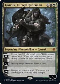 Garruk, Cursed Huntsman from Promo Pack: Throne of Eldraine