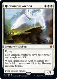Harmonious Archon from Promo Pack: Throne of Eldraine