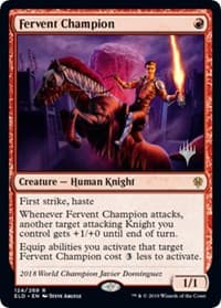Fervent Champion from Promo Pack: Throne of Eldraine