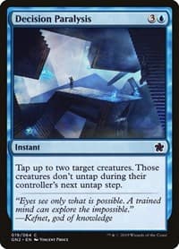 Decision Paralysis from Magic Game Night 2019
