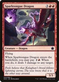 Sparktongue Dragon from Magic Game Night 2019