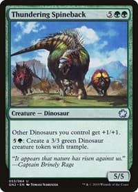 Thundering Spineback from Magic Game Night 2019