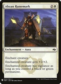 Abzan Runemark from The List Reprints