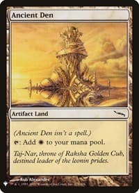 Ancient Den from The List Reprints