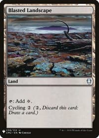 Blasted Landscape from The List Reprints