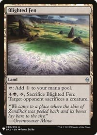 Blighted Fen from The List Reprints