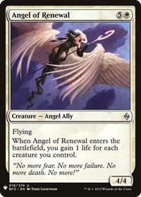 Angel of Renewal from The List Reprints