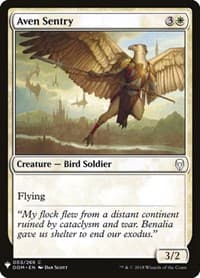 Aven Sentry from The List Reprints