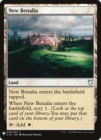 New Benalia from The List Reprints