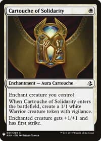 Cartouche of Solidarity from The List Reprints