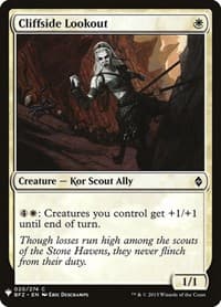 Cliffside Lookout from The List Reprints